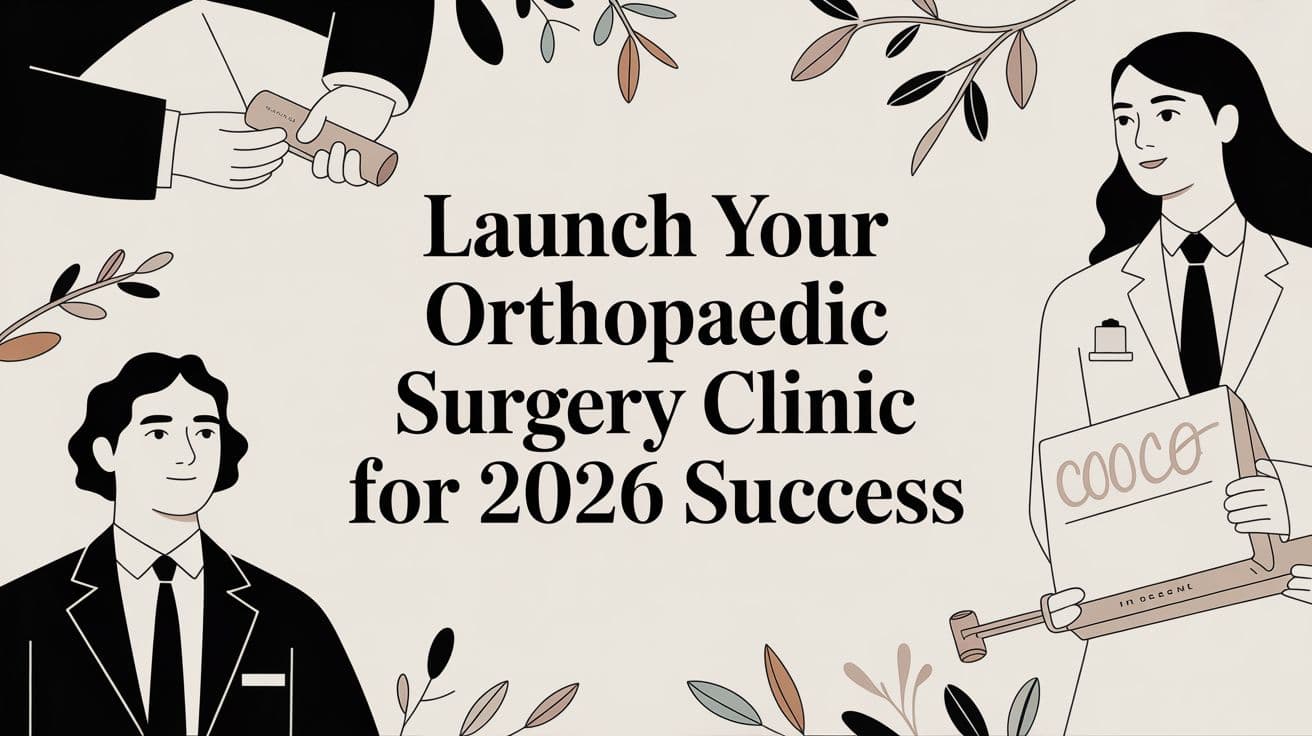 Launch Your Orthopaedic Surgery Clinic for 2026 Success