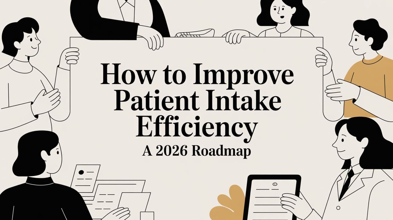 How to Improve Patient Intake Efficiency A 2026 Roadmap