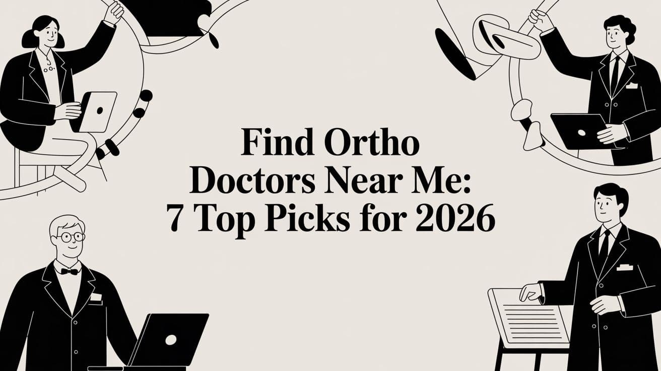 Find Ortho Doctors Near Me: 7 Top Picks for 2026